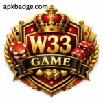 W 33 Game mobile casino app interface showing multiple mini games and rewards for Pakistani players.